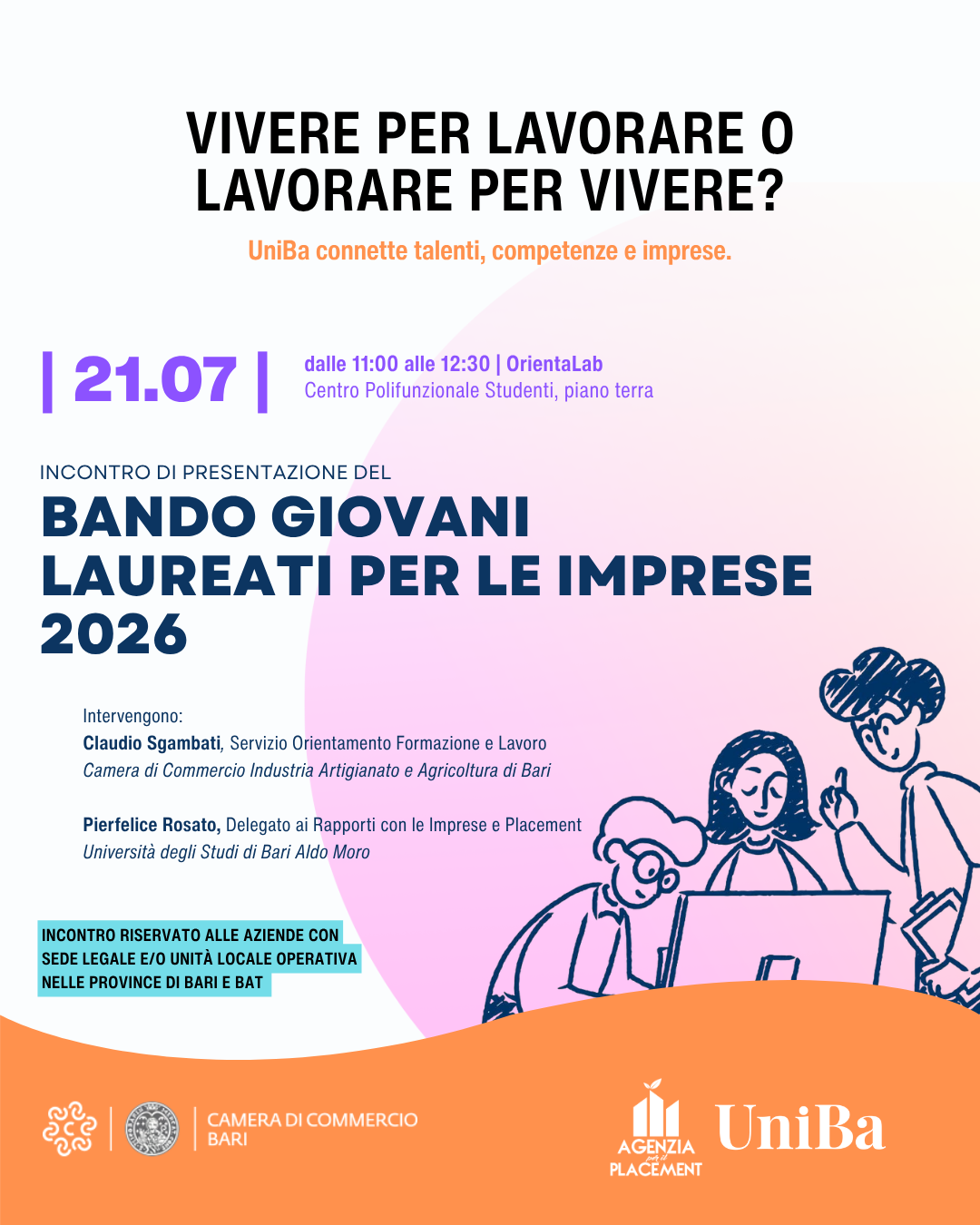 Incontro di presentazione del Bando Giovani Laureati per le Imprese 2026