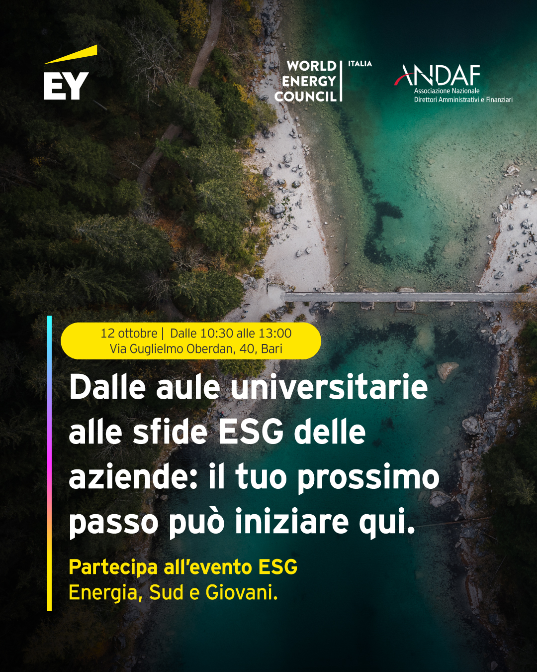 ESG – Energia, Sud e Giovani: al via l’iniziativa promossa da EY a Bari
