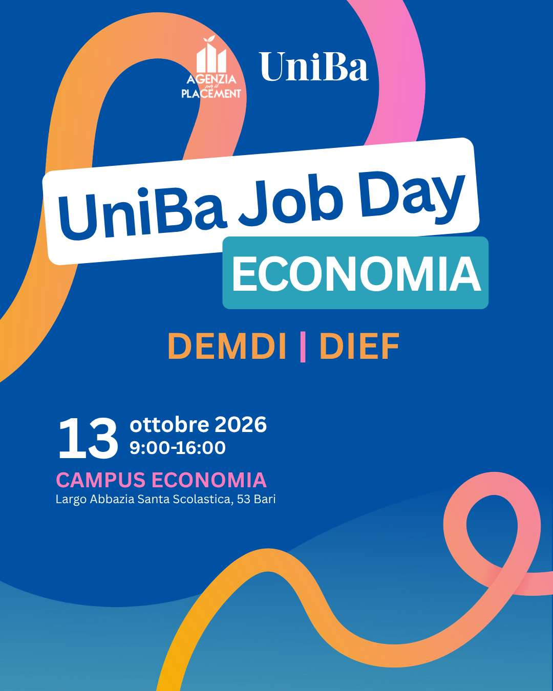  UniBa Job Day Economia: appuntamento al 13 ottobre 2026!