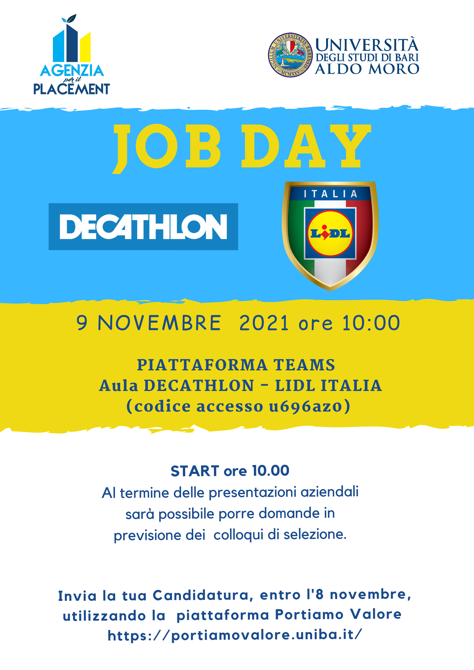 Job Day Decathlon - Lidl Italia