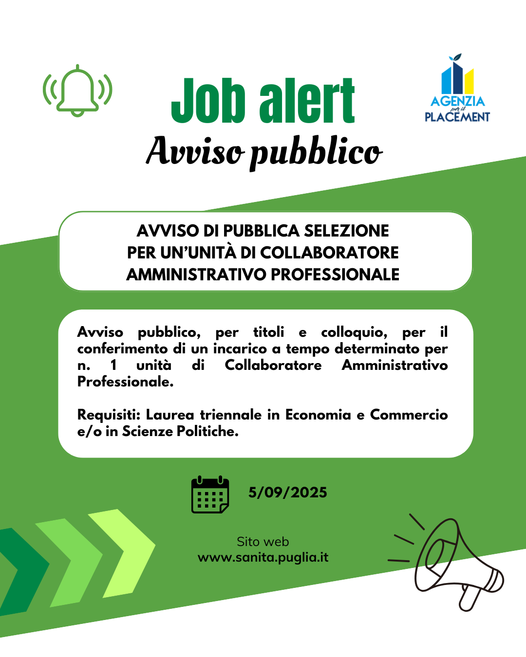 Opportunità presso l'Istituto Tumori Giovanni Paolo II di Bari